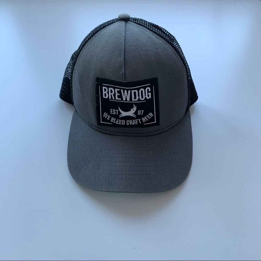 Men’s Brewdog Hat Black Gray SnapBack
